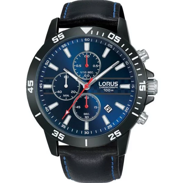 montre-lorus-en-cuir-noir MONTRE LORUS SPORT